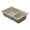 Alfi Brand Biscuit 34" Dbl Bowl Drop In Granite Composite Kitchen Sink AB3319DI-B - alternate 2
